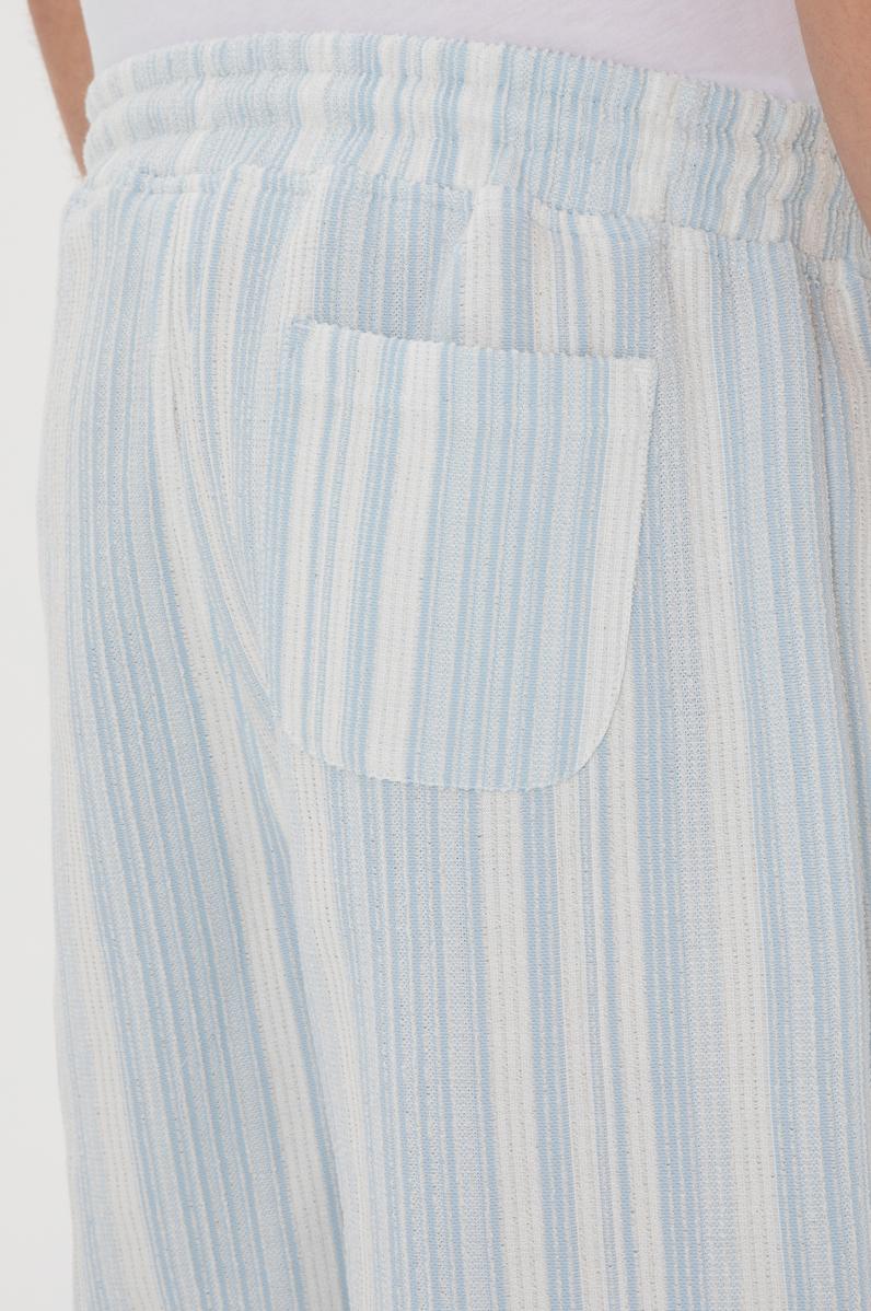 Erkek Açık Mavi Örme Şort