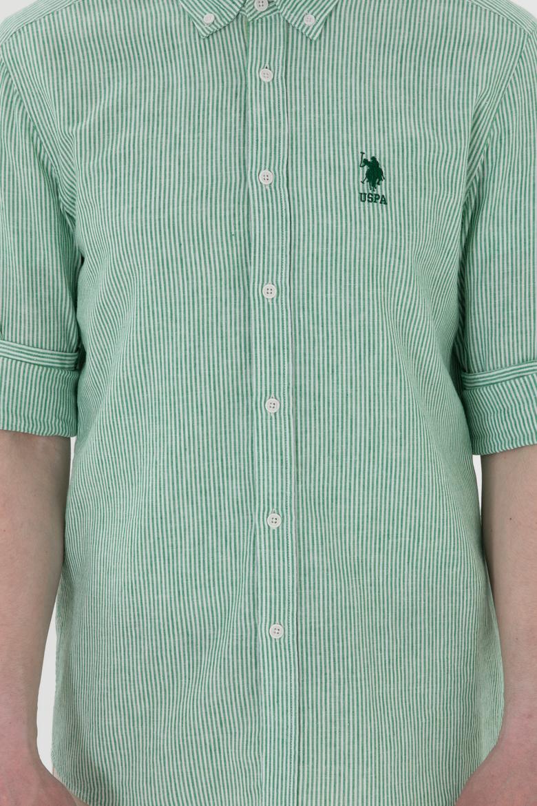 Erkek Yeşil Uzun Kollu Gömlek - 50299807024