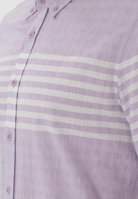 Erkek Lila Uzun Kollu Gömlek - 50300013019