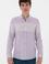 Erkek Lila Uzun Kollu Gömlek
