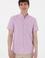 Erkek Lila Kısa Kollu Gömlek