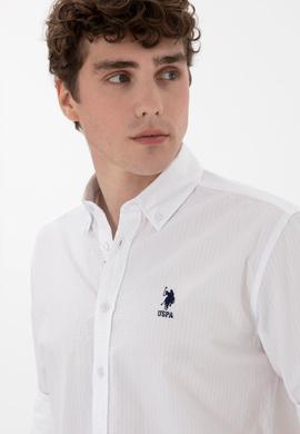 Erkek Beyaz Uzun Kollu Gömlek - 50305716009