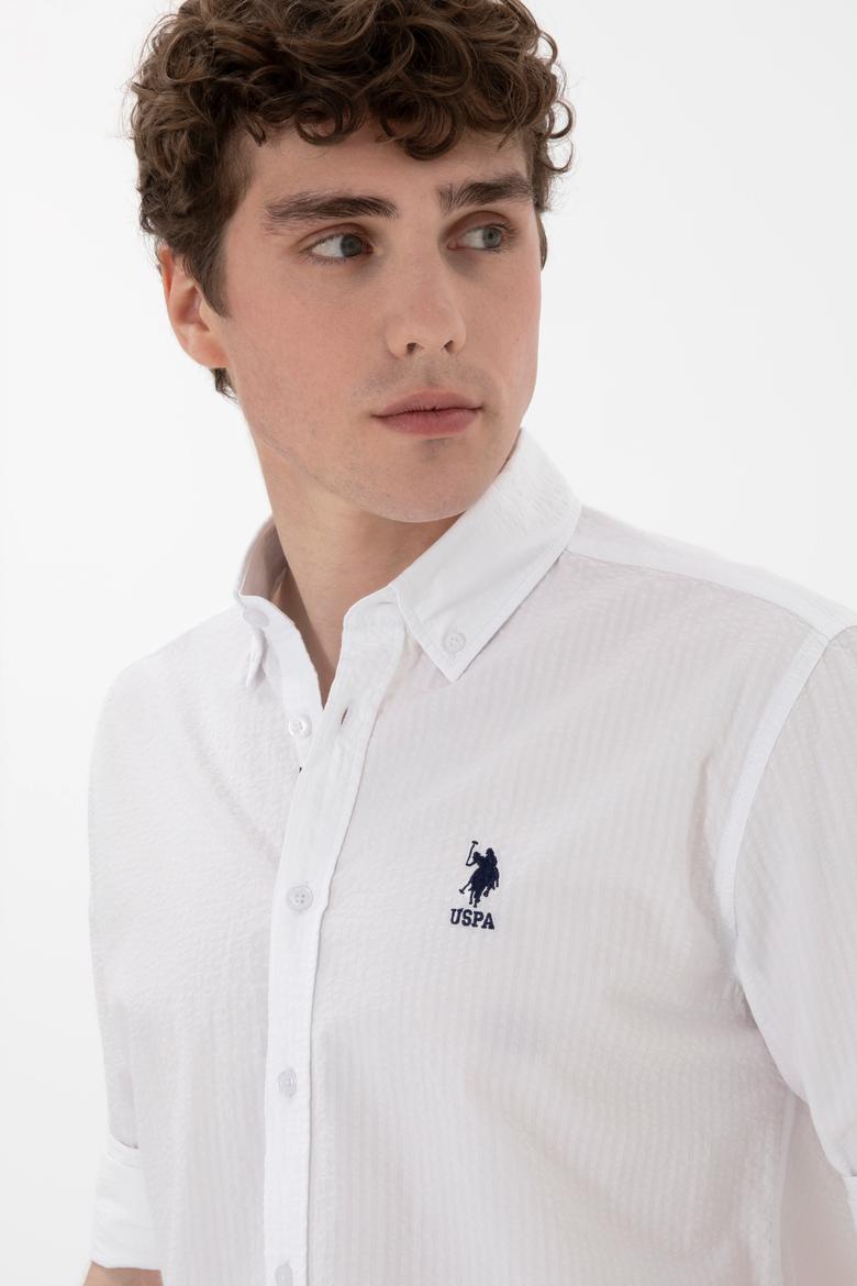 Erkek Beyaz Uzun Kollu Gömlek - 50305716009