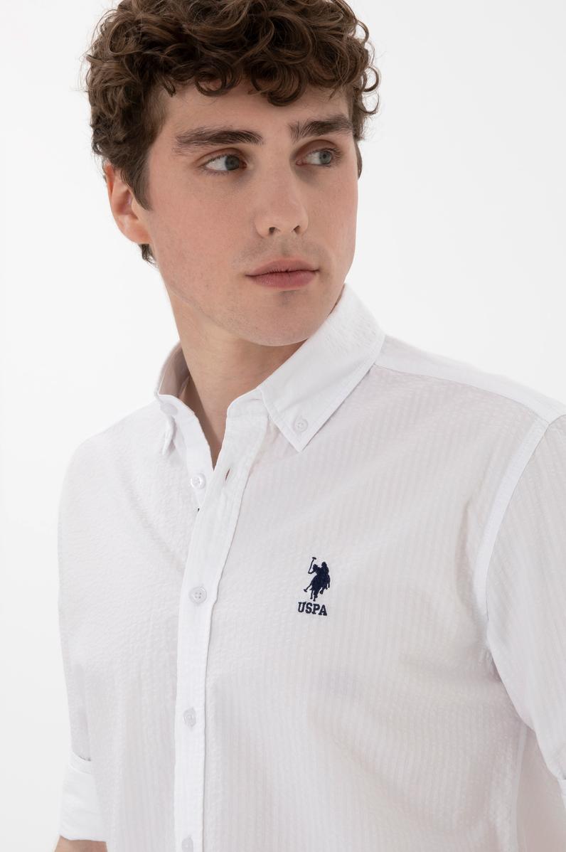 Erkek Beyaz Uzun Kollu Gömlek