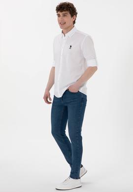 Erkek Beyaz Uzun Kollu Gömlek - 50305716009