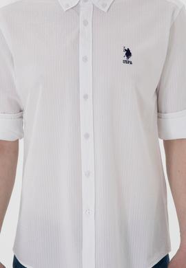 Erkek Beyaz Uzun Kollu Gömlek - 50305716009