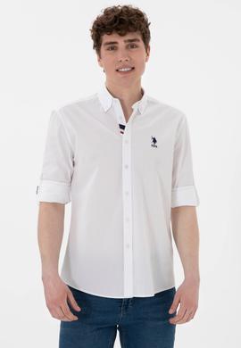 Erkek Beyaz Uzun Kollu Gömlek - 50305716009