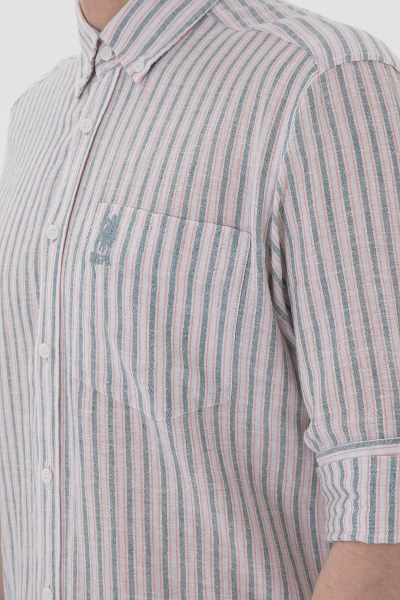 Erkek Turuncu Uzun Kollu Gömlek - 50299595016