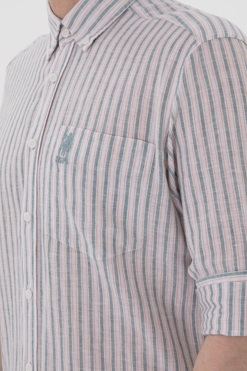 Erkek Turuncu Uzun Kollu Gömlek