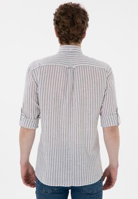 Erkek Turuncu Uzun Kollu Gömlek - 50299595016