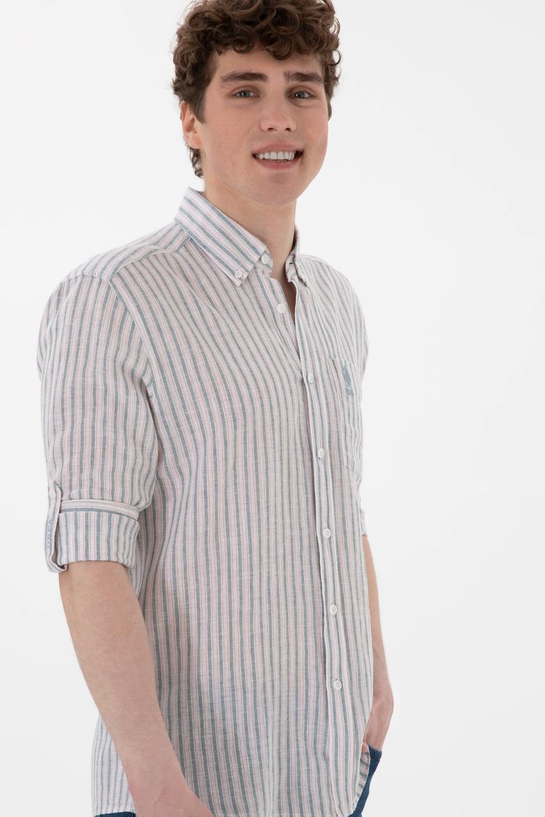 Erkek Turuncu Uzun Kollu Gömlek - 50299595016