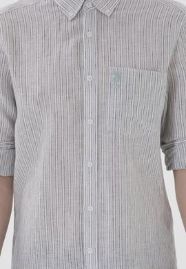 Erkek Su Yeşili Uzun Kollu Gömlek - 50299595025