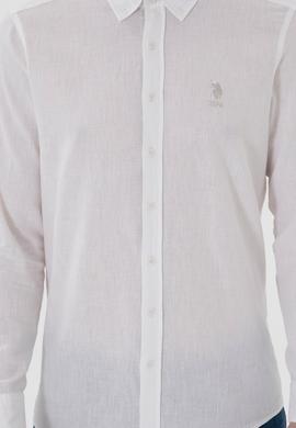 Erkek Beyaz Uzun Kollu Gömlek - 50299815013