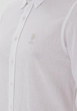 Erkek Beyaz Uzun Kollu Gömlek - 50299815013