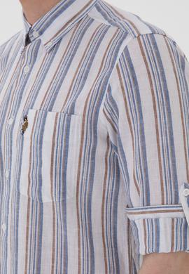 Erkek Vizon Uzun Kollu Gömlek - 50300169009