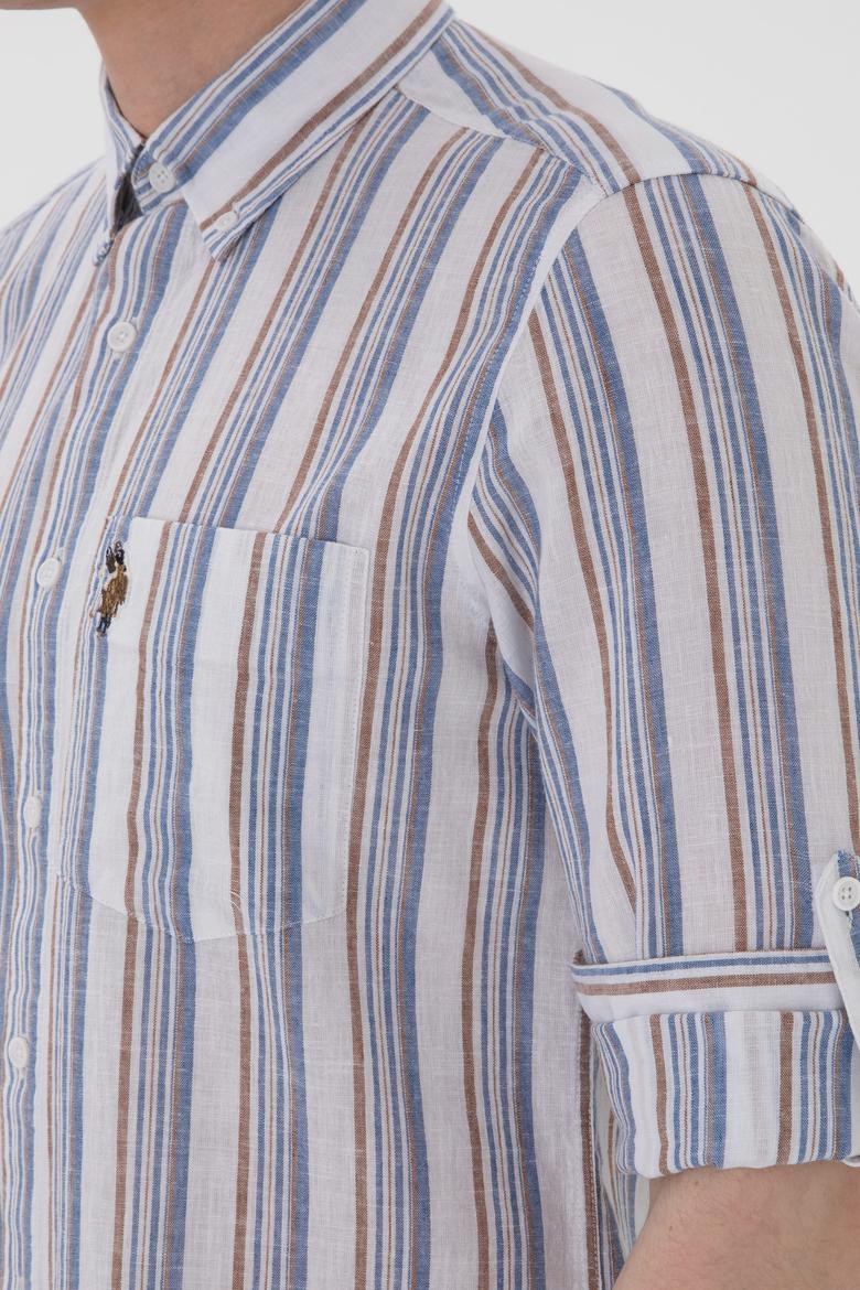 Erkek Vizon Uzun Kollu Gömlek - 50300169009