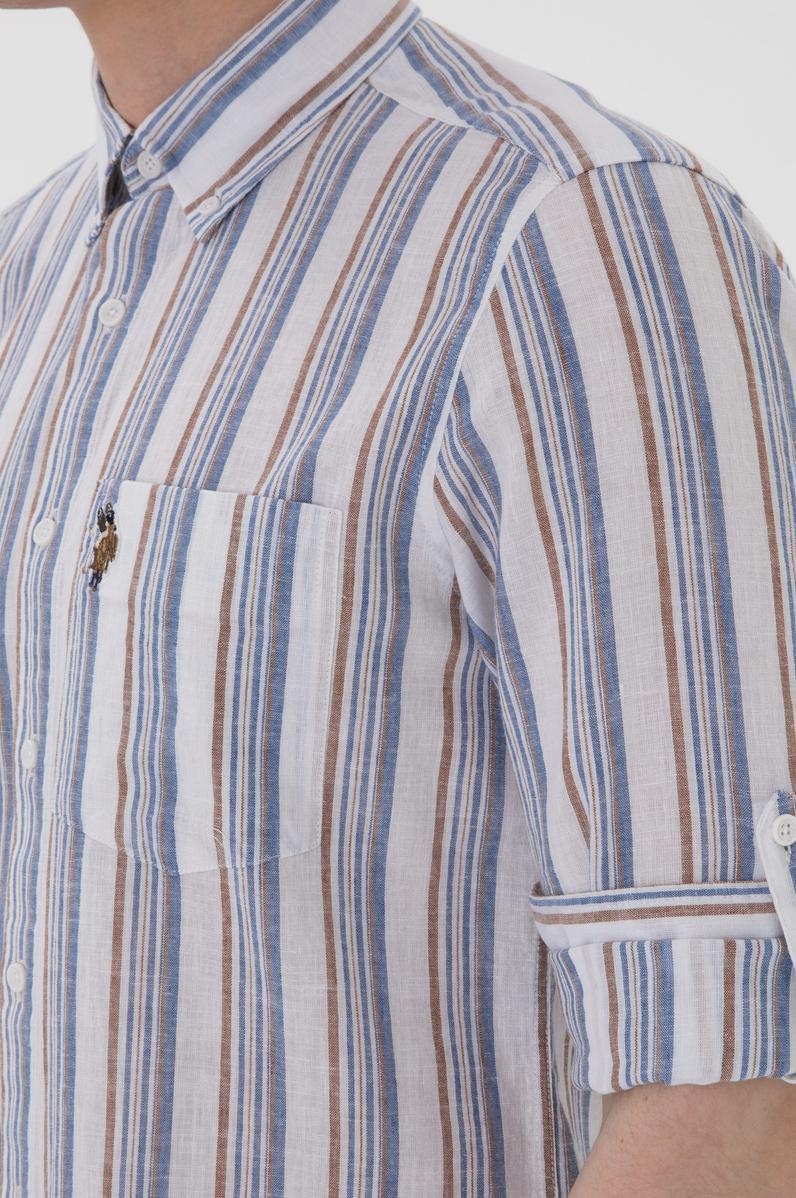 Erkek Vizon Uzun Kollu Gömlek