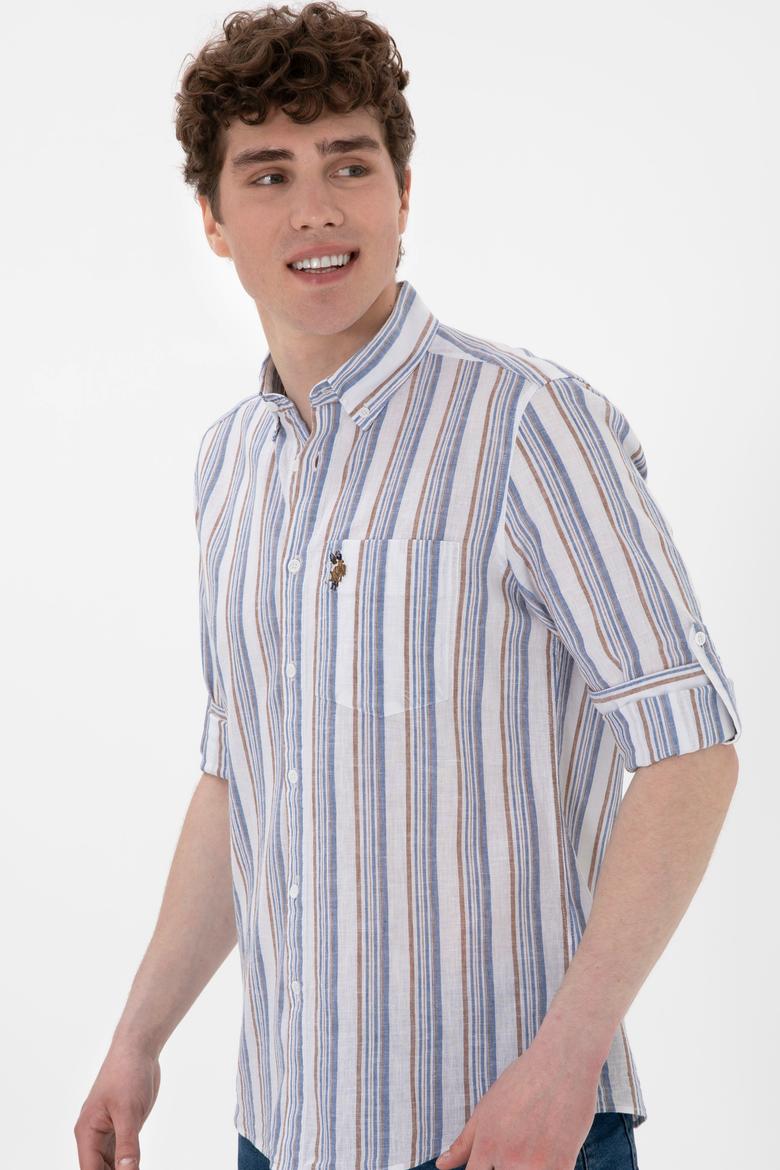 Erkek Vizon Uzun Kollu Gömlek - 50300169009