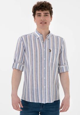 Erkek Vizon Uzun Kollu Gömlek - 50300169009