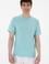 Erkek Regular Fit Bisiklet Yaka Aqua Tişört