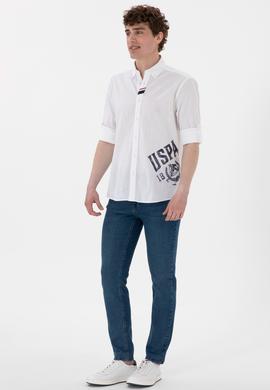 Erkek Beyaz Uzun Kollu Gömlek - 50299326009