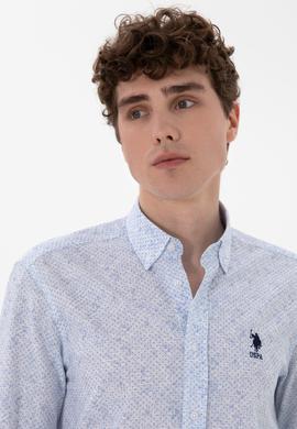 Erkek Mavi Uzun Kollu Gömlek - 50300571005