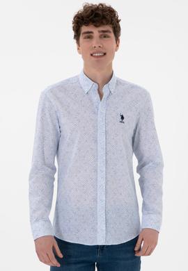 Erkek Mavi Uzun Kollu Gömlek - 50300571005