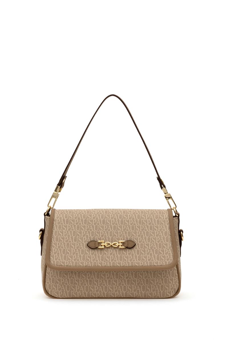 Kadın Bej Uzun Askılı Kol Çantası