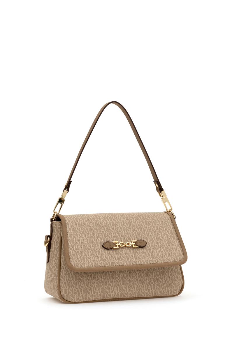 Kadın Bej Uzun Askılı Kol Çantası