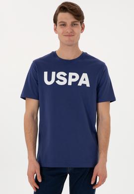 Erkek Regular Fit Bisiklet Yaka Açık Lacivert Basic Tişört - 50297988164