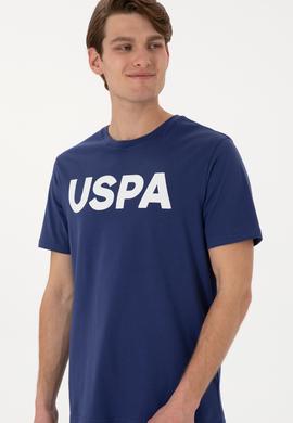 Erkek Regular Fit Bisiklet Yaka Açık Lacivert Basic Tişört - 50297988164