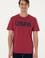 Erkek Regular Fit Bisiklet Yaka Vişne Basic Tişört