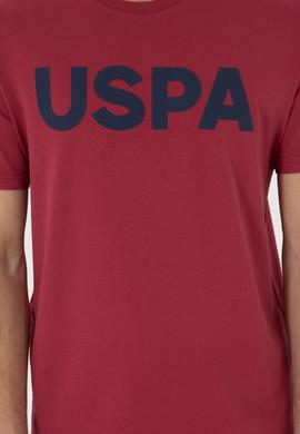 Erkek Regular Fit Bisiklet Yaka Vişne Basic Tişört - 50297988229