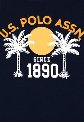 Erkek Çocuk Lacivert Kolsuz Bisiklet Yaka Tişört - 50307169006