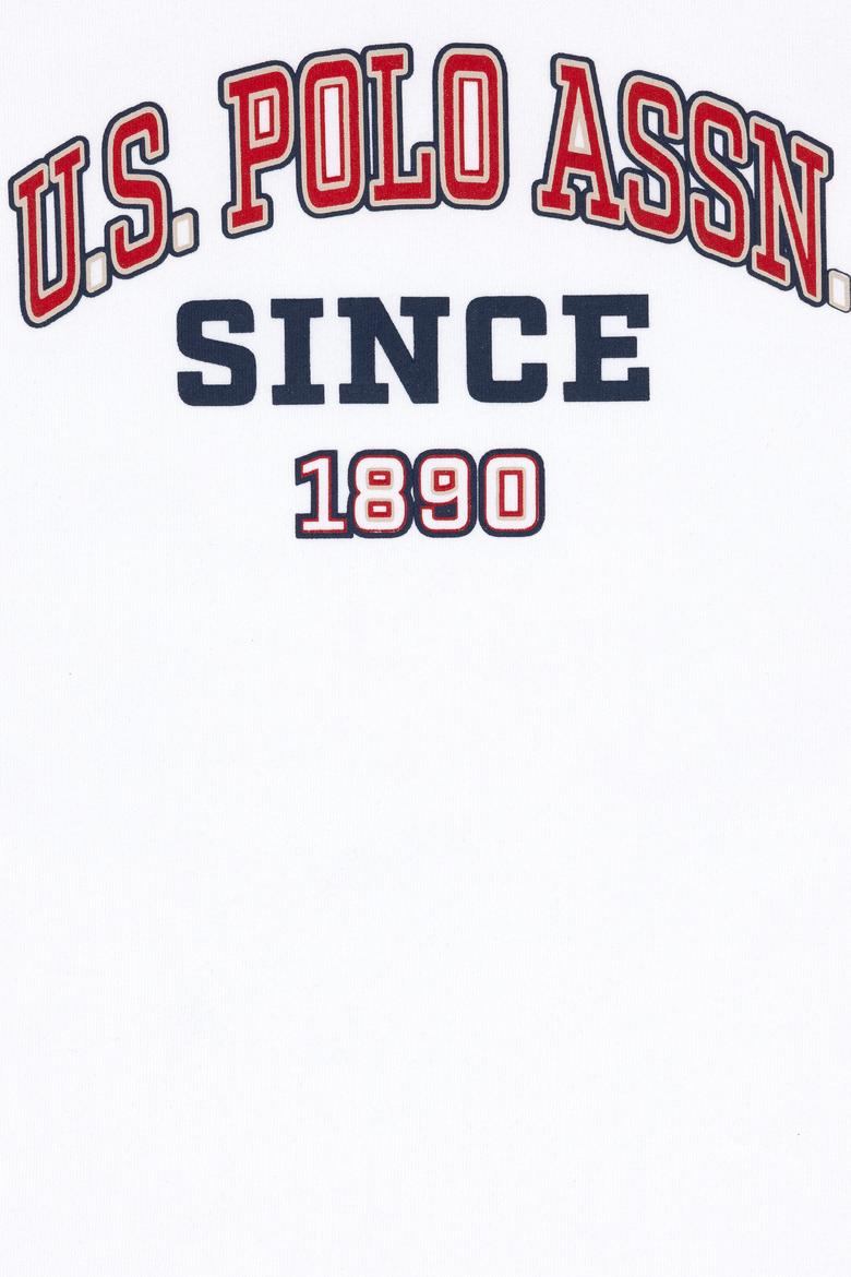 Erkek Çocuk Beyaz Bisiklet Yaka Tişört - 50307174033