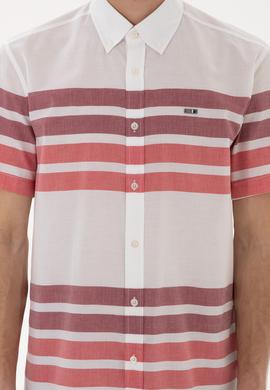 Erkek Kırmızı Kısa Kollu Gömlek - 50282874013