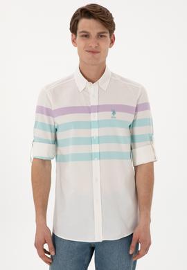 Erkek Mint Uzun Kollu Gömlek - 50283786010