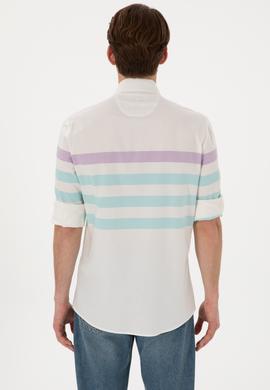 Erkek Mint Uzun Kollu Gömlek - 50283786010