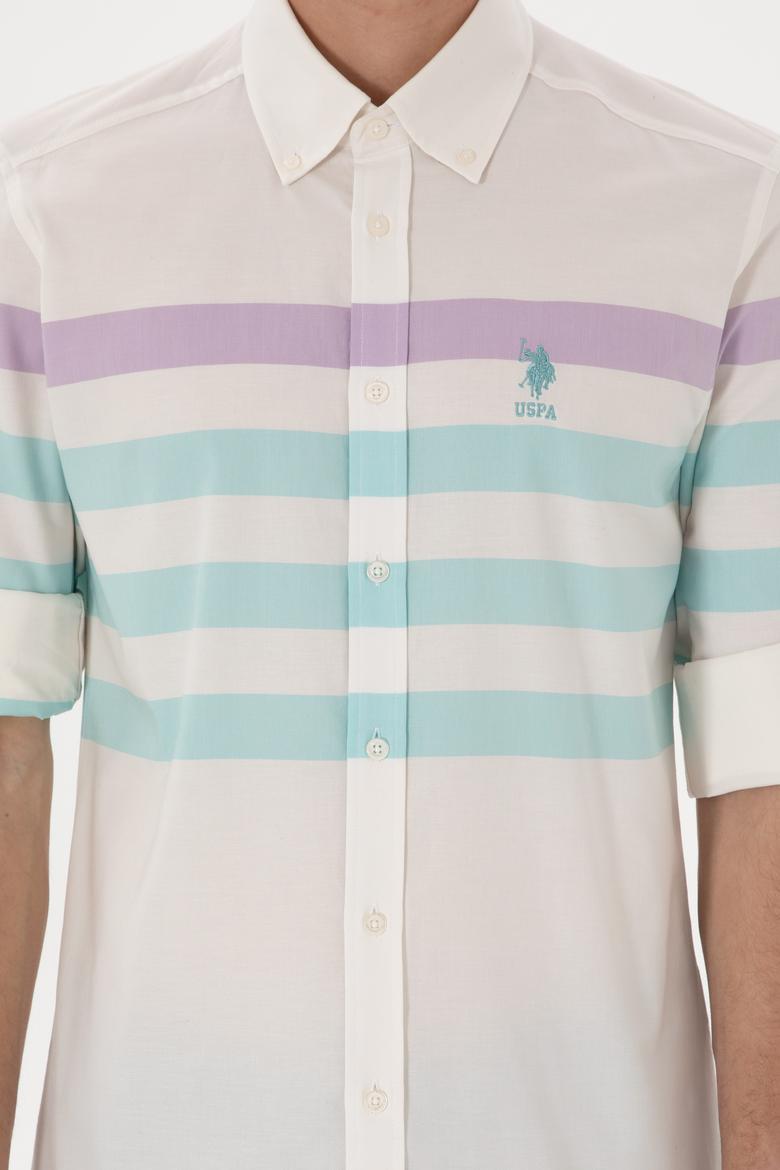 Erkek Mint Uzun Kollu Gömlek - 50283786010