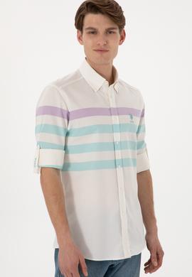 Erkek Mint Uzun Kollu Gömlek - 50283786010