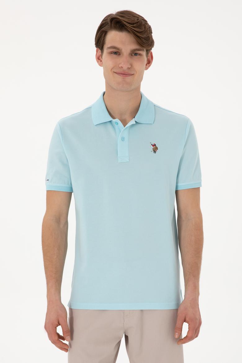 Erkek Regular Fit Polo Yaka Aqua Basic Tişört