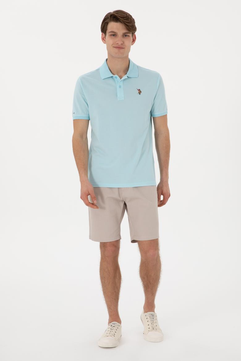 Erkek Regular Fit Polo Yaka Aqua Basic Tişört - 50298072040