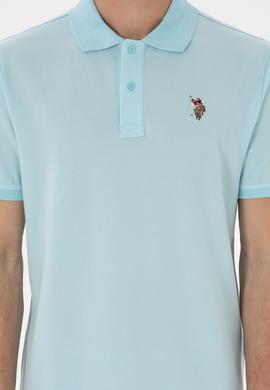 Erkek Regular Fit Polo Yaka Aqua Basic Tişört - 50298072040