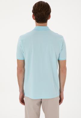 Erkek Regular Fit Polo Yaka Aqua Basic Tişört - 50298072040
