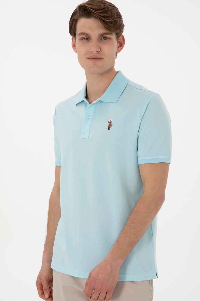 Erkek Regular Fit Polo Yaka Aqua Basic Tişört - 50298072040