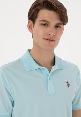 Erkek Regular Fit Polo Yaka Aqua Basic Tişört - 50298072040