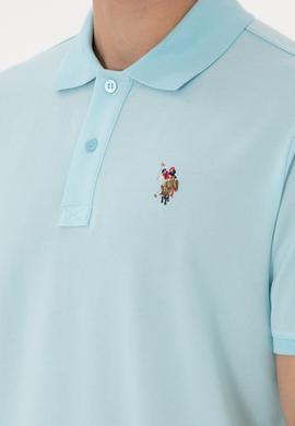 Erkek Regular Fit Polo Yaka Aqua Basic Tişört - 50298072040