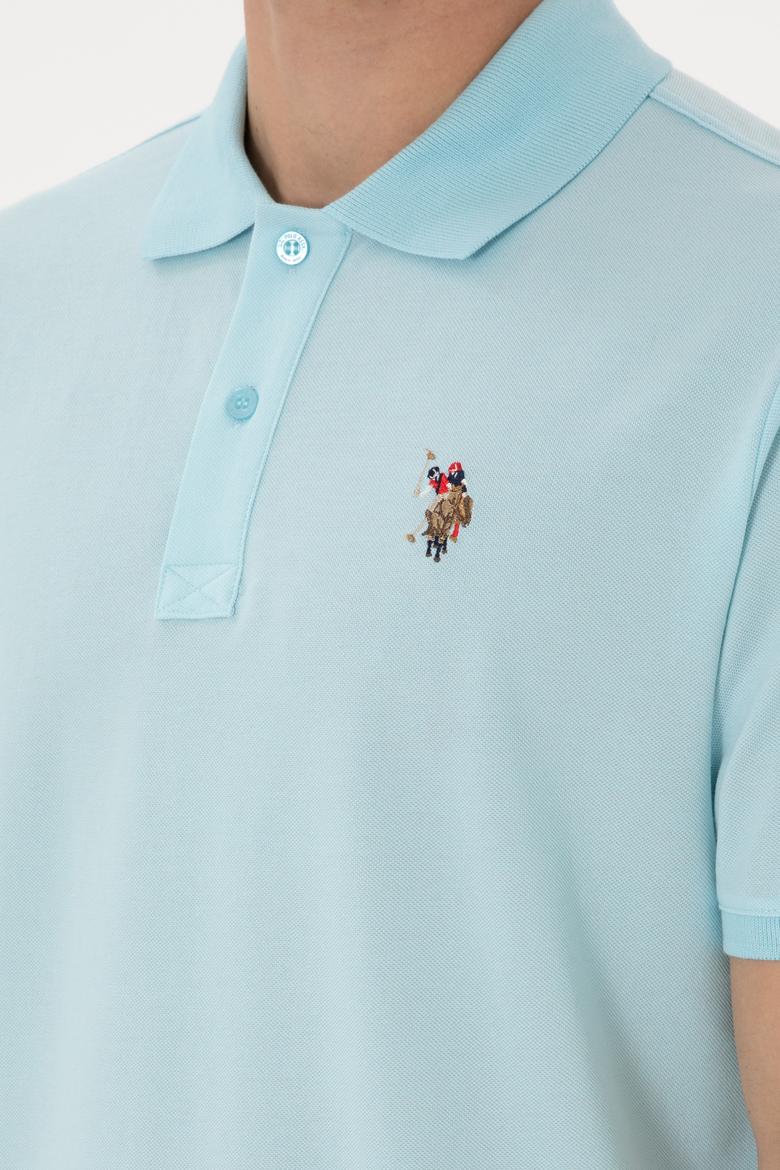 Erkek Regular Fit Polo Yaka Aqua Basic Tişört - 50298072040
