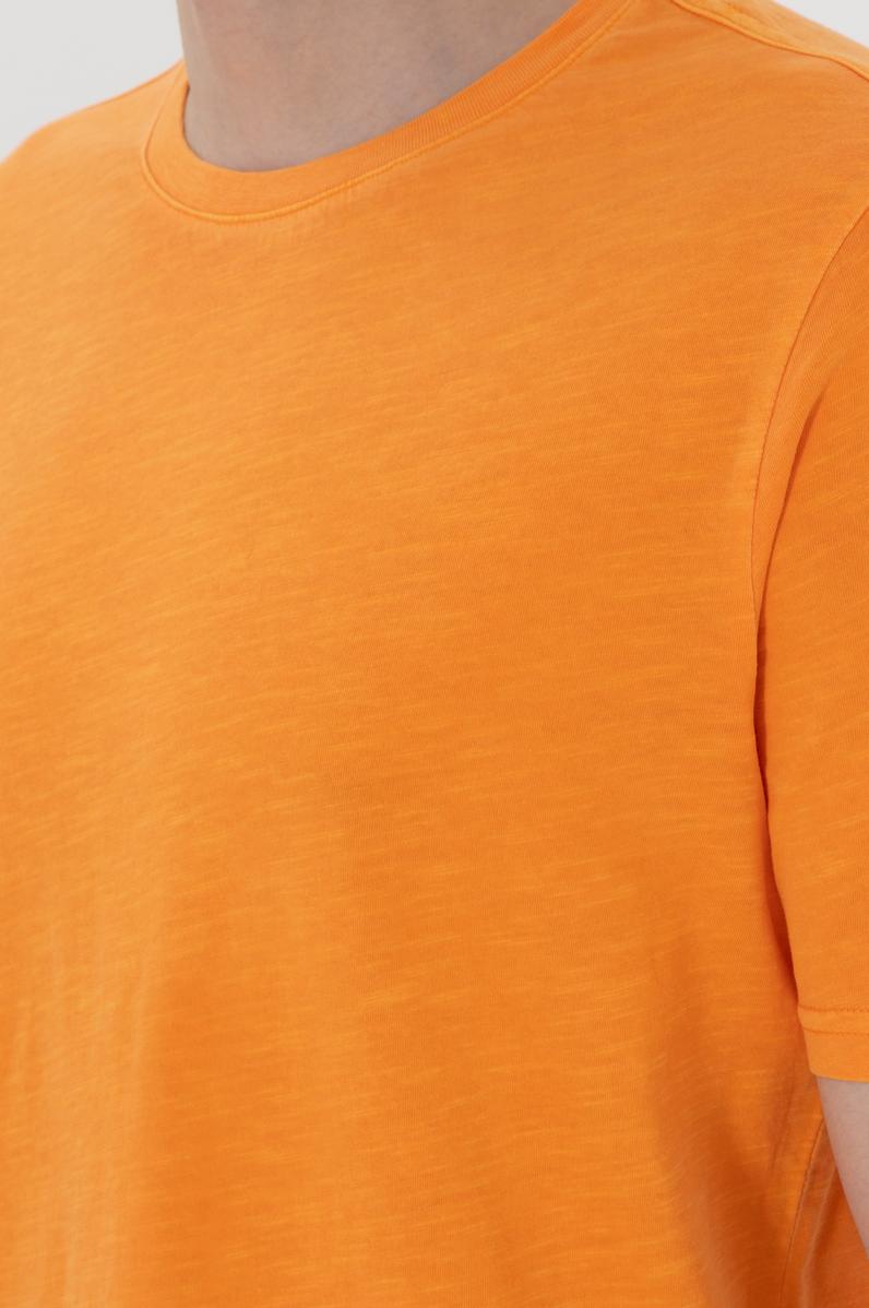 Erkek Turuncu Basic Tişört