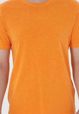 Erkek Turuncu Basic Tişört - 50279578093